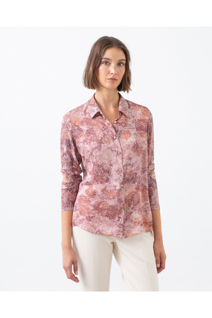 Blusa COL flores rosas