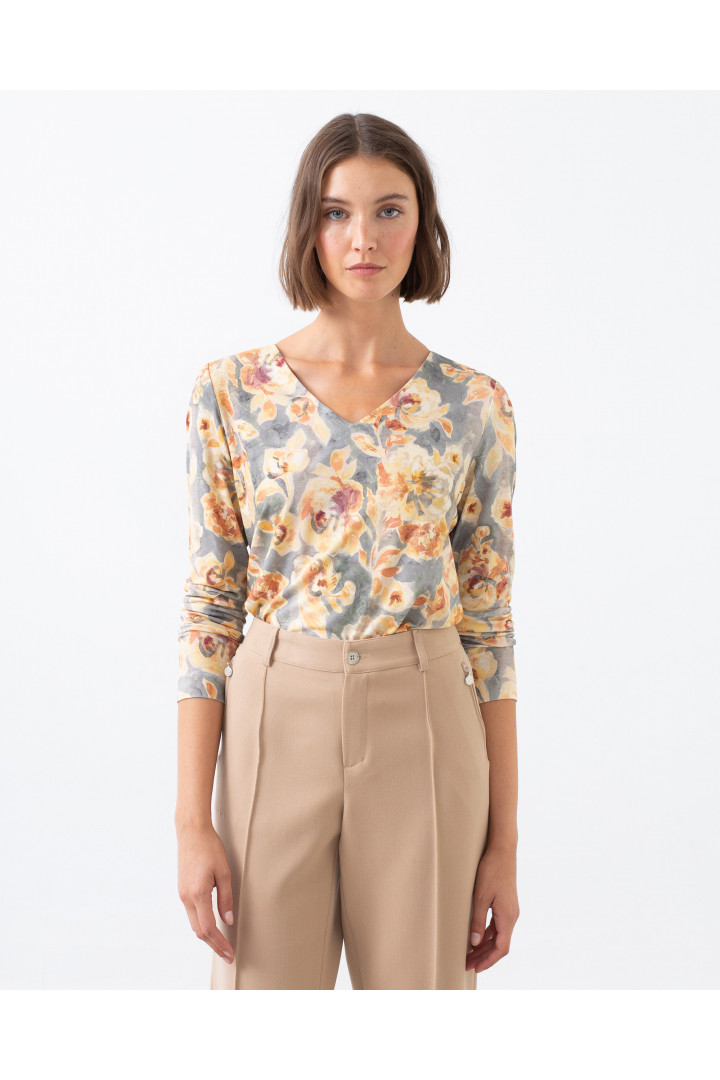 Camiseta TIBLOX flores...