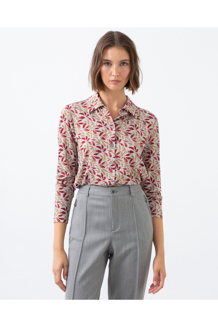 Camisa TILA flores en tonos...